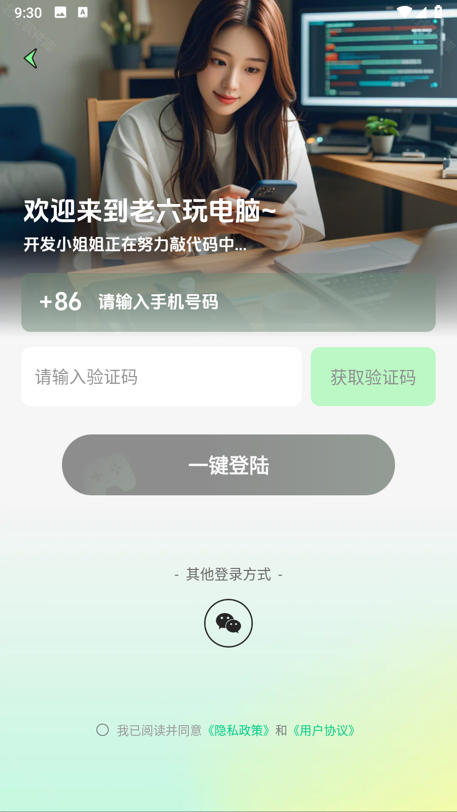 老六玩电脑