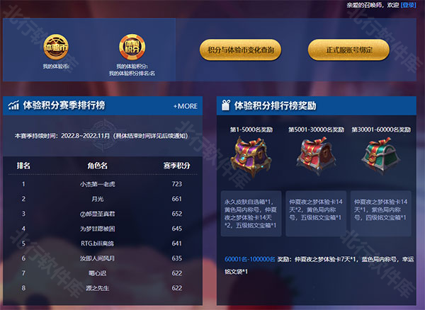 王者荣耀前瞻版