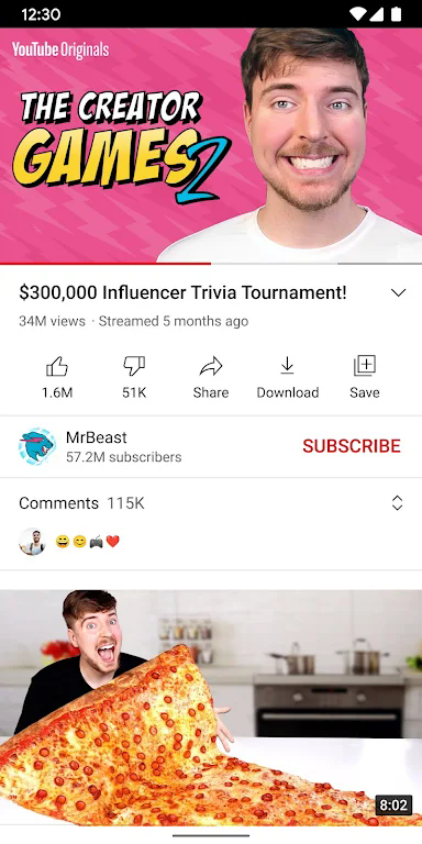 YouTube移动端